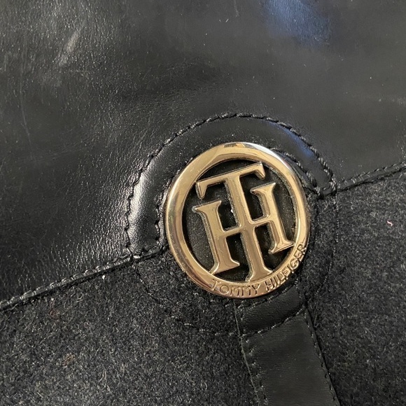 Worn twice Tommy Hilfiger Twilexis Tall Leather & Wool Zip Up Boots size 6 - Picture 4 of 6